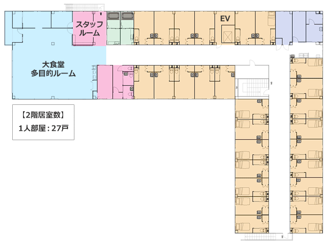 フロア図 2階